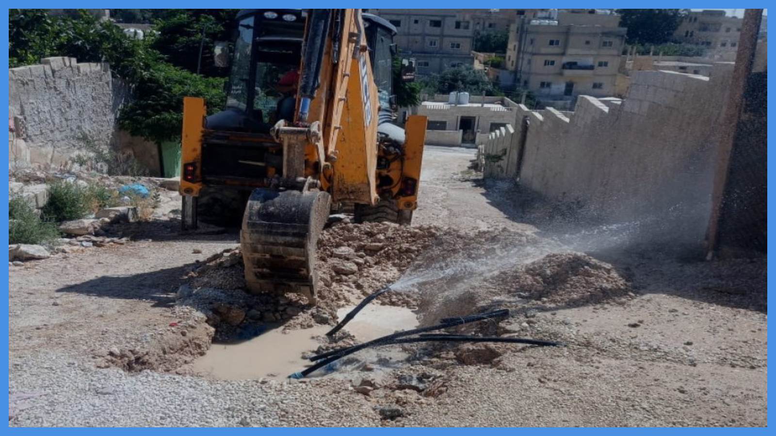 ضبط 1411 اعتداء على خطوط المياه الرئيسية بتشرين الثاني