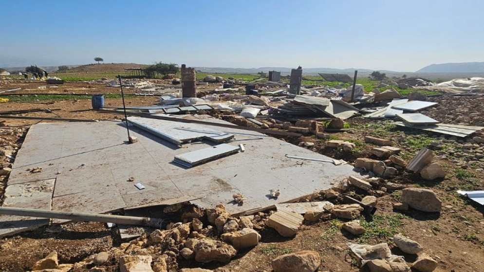  تهجير قسري لـ20 أسرة من تجمع بدوي شمال أريحا