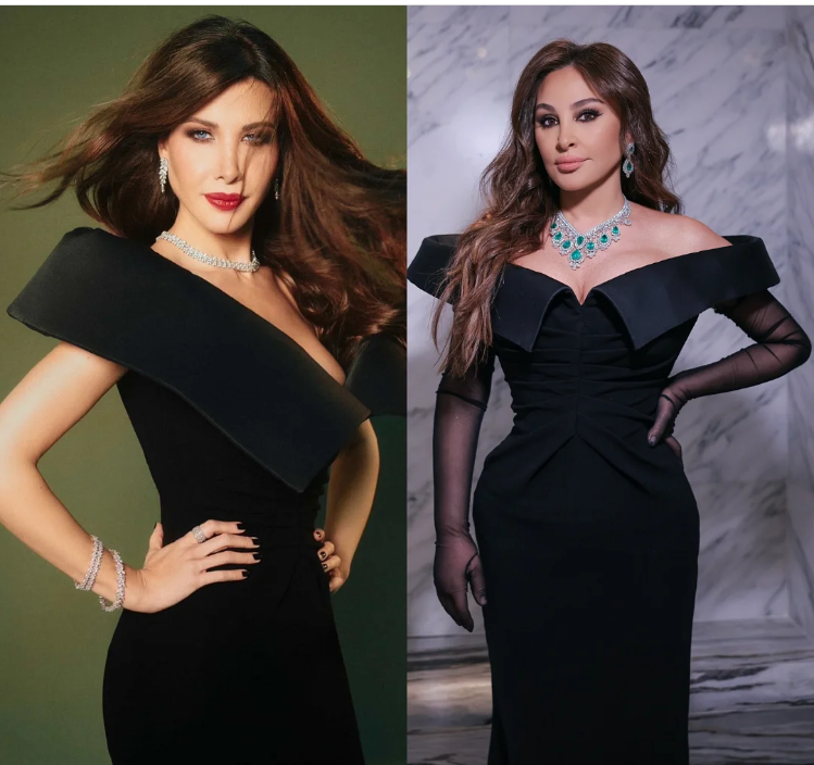 فستان نيكولا جبران الأسود يشعل المقارنة بين إليسا ونانسي عجرم