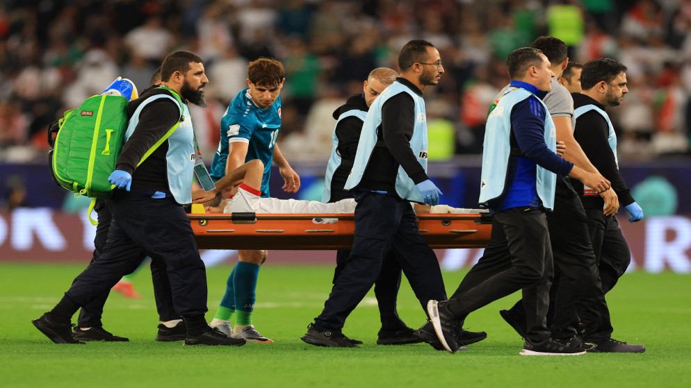 النعيمات يتعرض لإصابة قوية والاتحاد يؤكد التشخيص