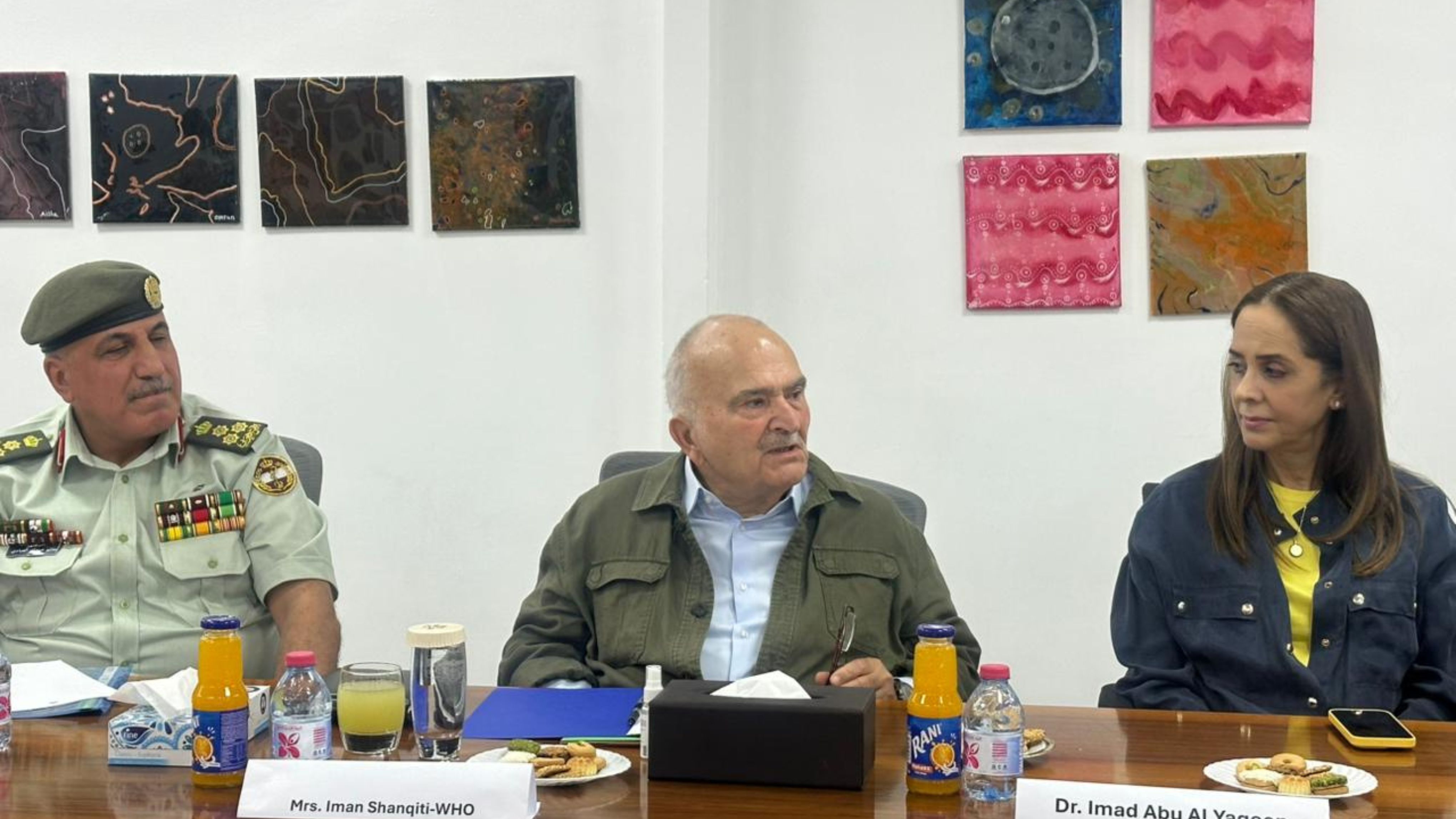 الأمير الحسن بن طلال يزور مستشفى أطباء بلا حدود للجراحة التقويمية 