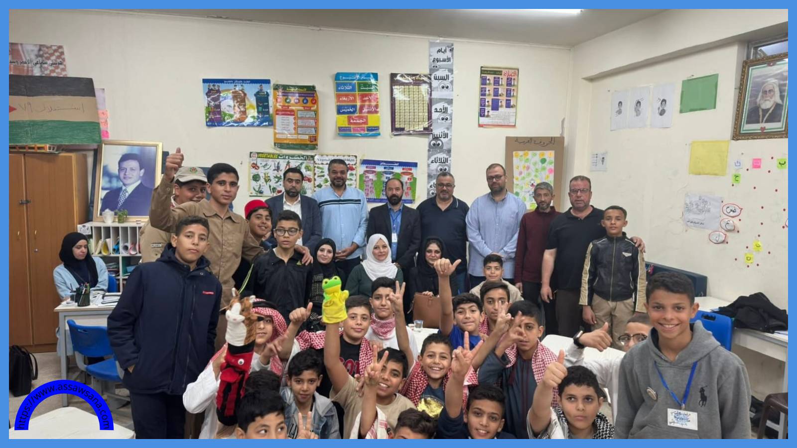 مدرسة اليوبيل الذهبي الثانوية للبنين تستضيف فعاليات نوعية