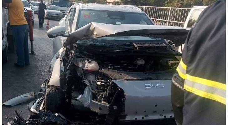 حادث تصادم يعيق السير بطريق جرش