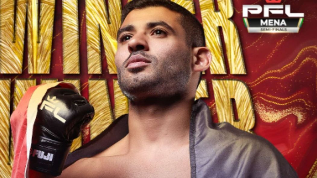 نورس أبزاخ يتوَّج أول أردني بحزام بطولة PFL MENA  