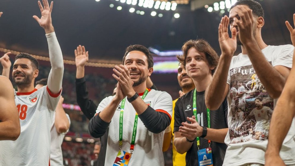 الحسين يدعو جماهير الأردن لدعم النشامى حتى النهاية