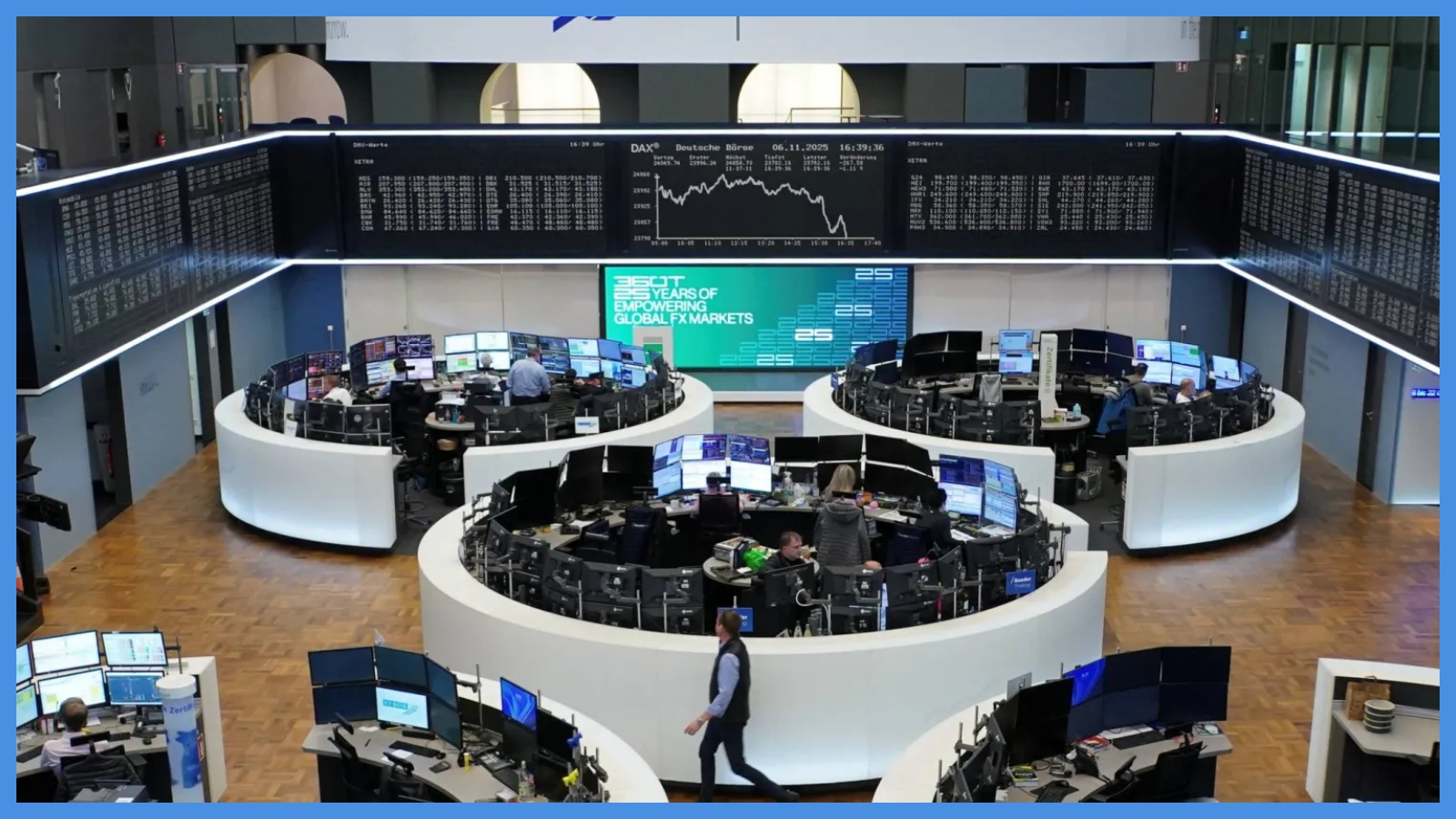 الأسهم الأوروبية ترتفع إلى مستويات قياسية 