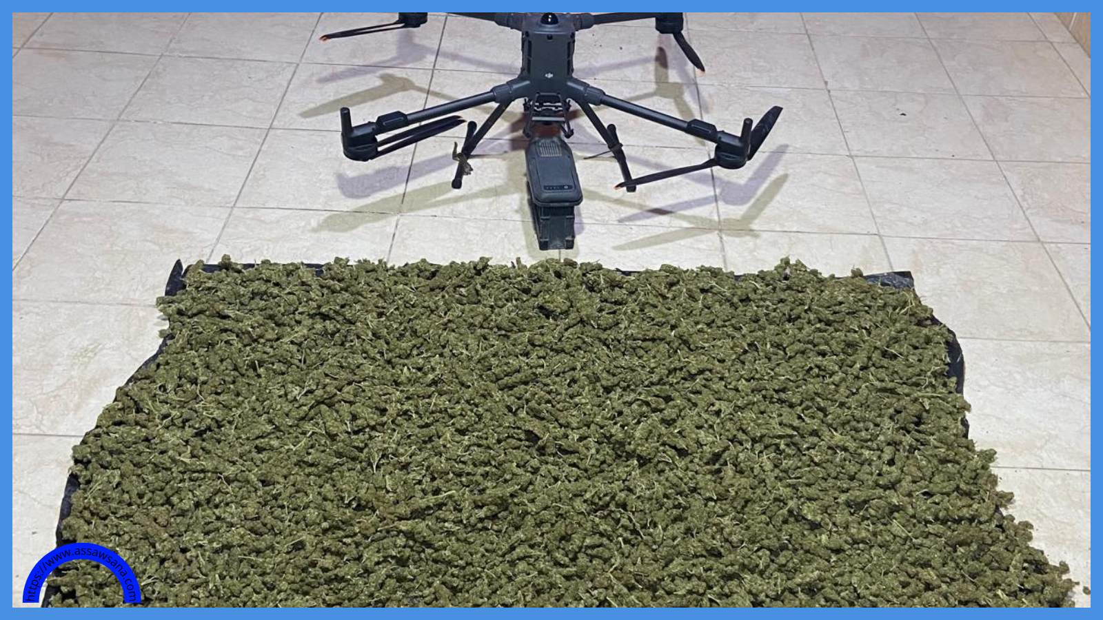 إحباط تهريب مخدرات بواسطة مسيرة على الواجهة الجنوبية 