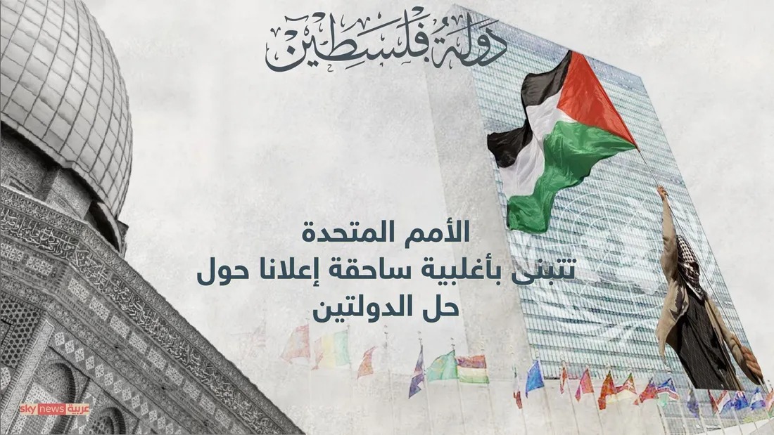 حل الدولتين  ..  10 ضد و12 امتنعت و29 تغيبت  ..  انفوجرافيك