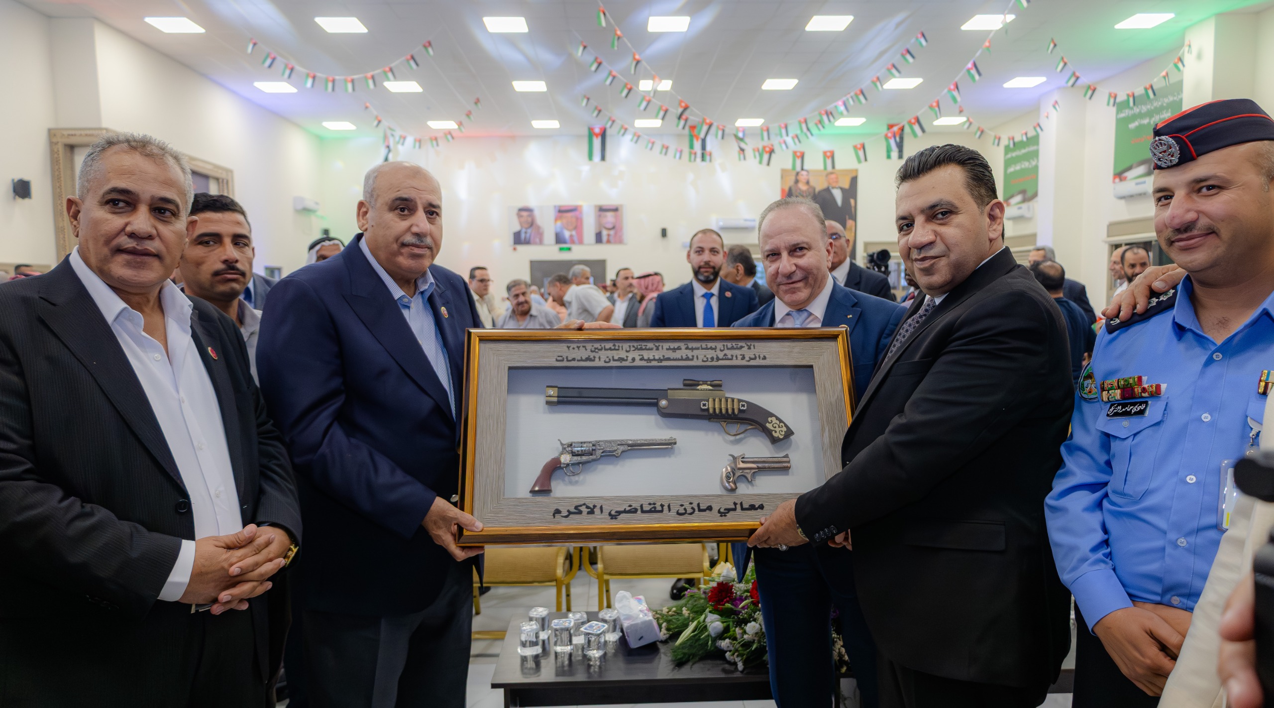 القاضي يرعى حفل دائرة الشؤون الفلسطينية والمخيمات بعيد الاستقلال