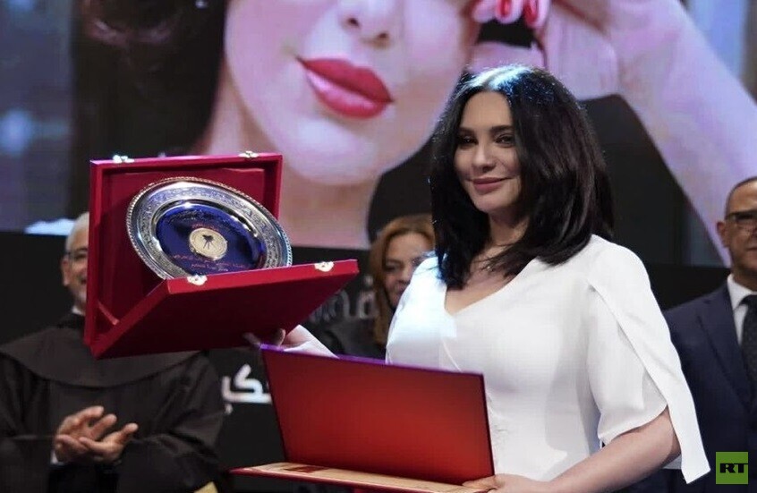 سلاف فواخرجي حكم في مهرجان المركز الكاثوليكي المصري للسينما 