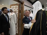 الملك وولي العهد يحضران حفل استقبال أمير قطر لقادة دول