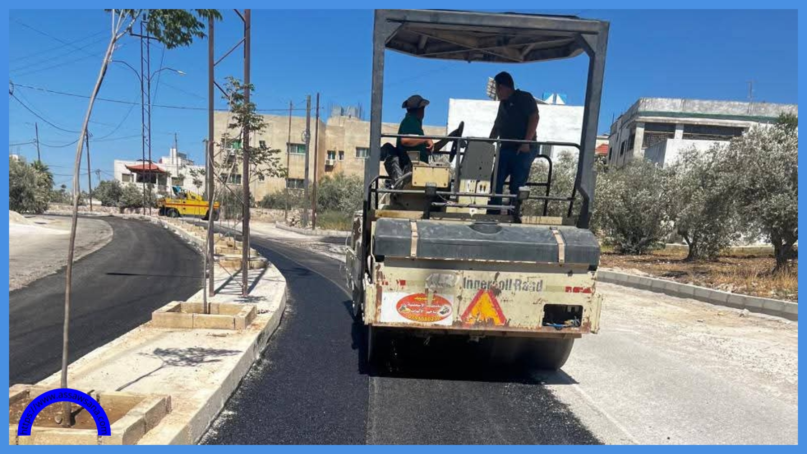 استكمال أعمال الصيانة في شارع العشرين بإربد