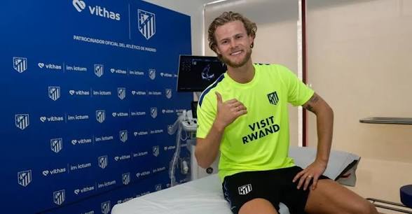 أتلتيكو مدريد يضم الدنماركي هيولماند حتى 2031