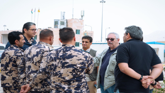 رئيس سلطة العقبة يتفقد الساحة الجمركية رقم (4) ومركز جمرك وادي اليتم