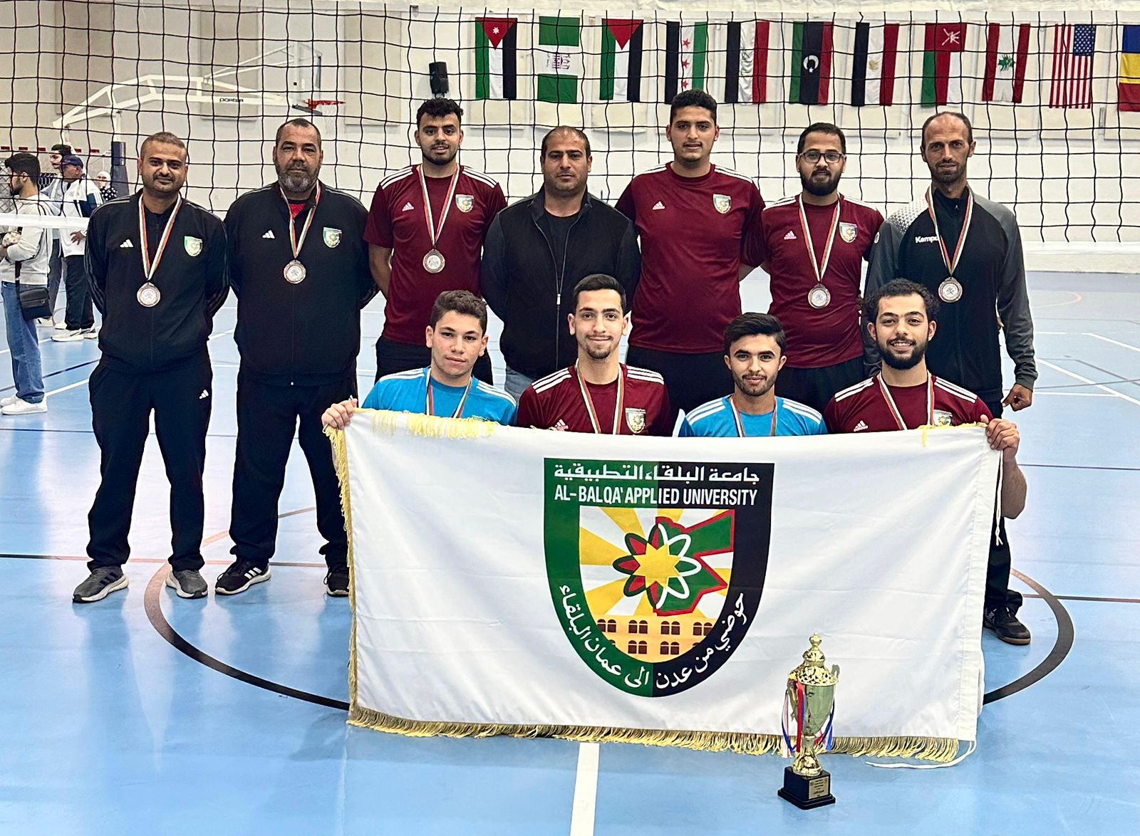 البلقاء التطبيقية تحصد المركز الثالث ببطولة الكرة الطائرة
