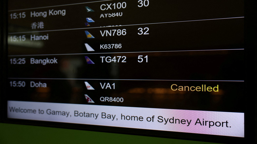 انخفاض أسهم شركات الطيران الآسيوية جراء الحرب