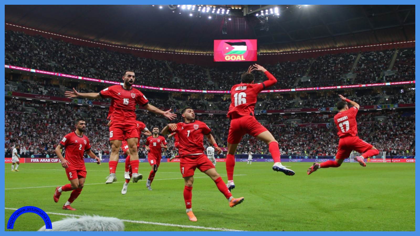 لنشامى يهزمون مصر في كأس العرب