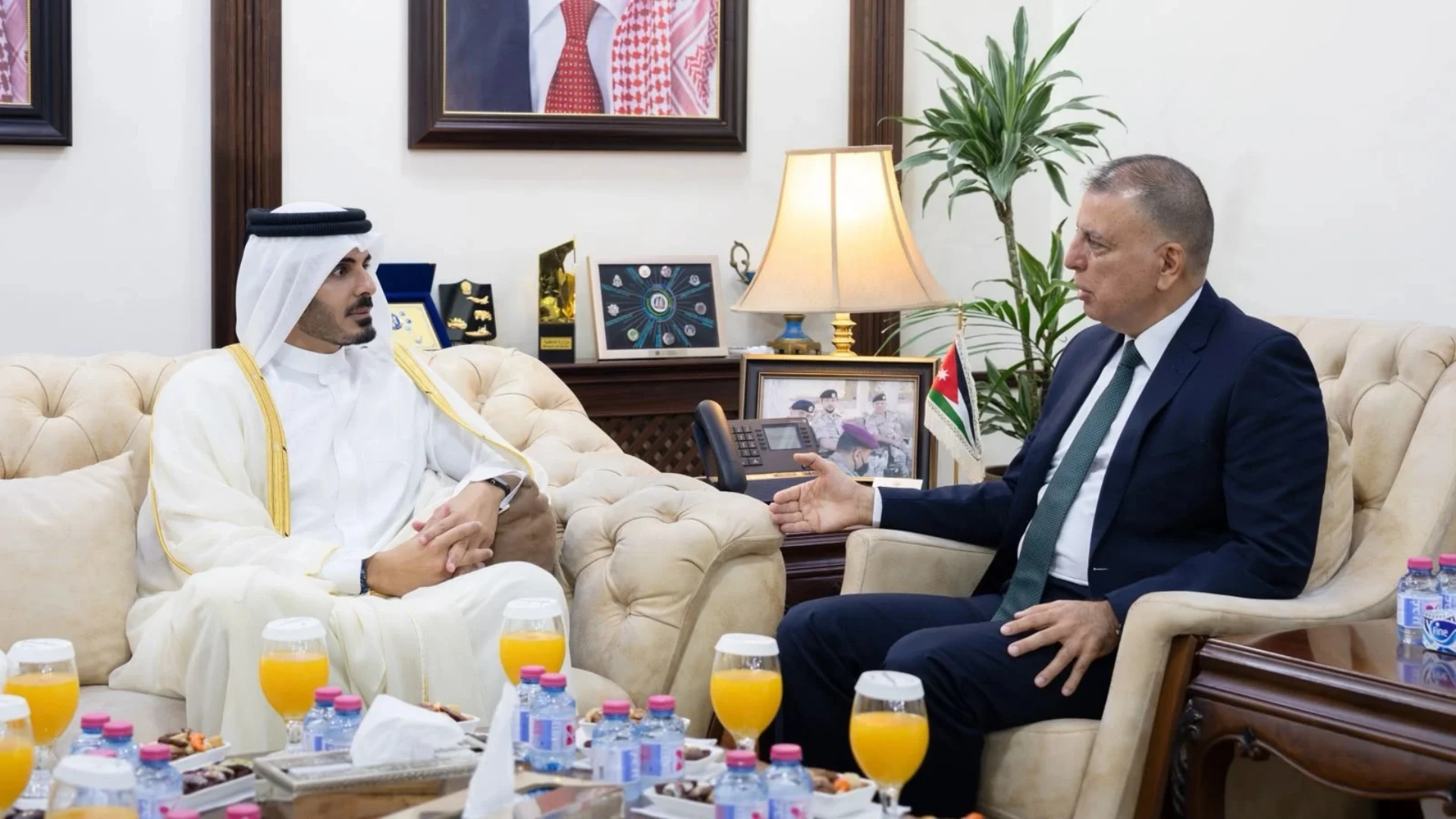 مباحثات أردنية قطرية لتعزيز التعاون الأمني وتبادل الخبرات