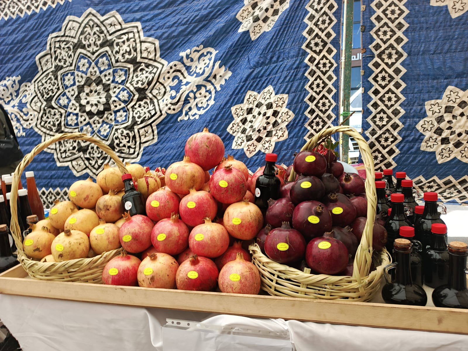 انطلاق فعاليات مهرجان الرمان والمنتجات الريفية في كفرسوم 