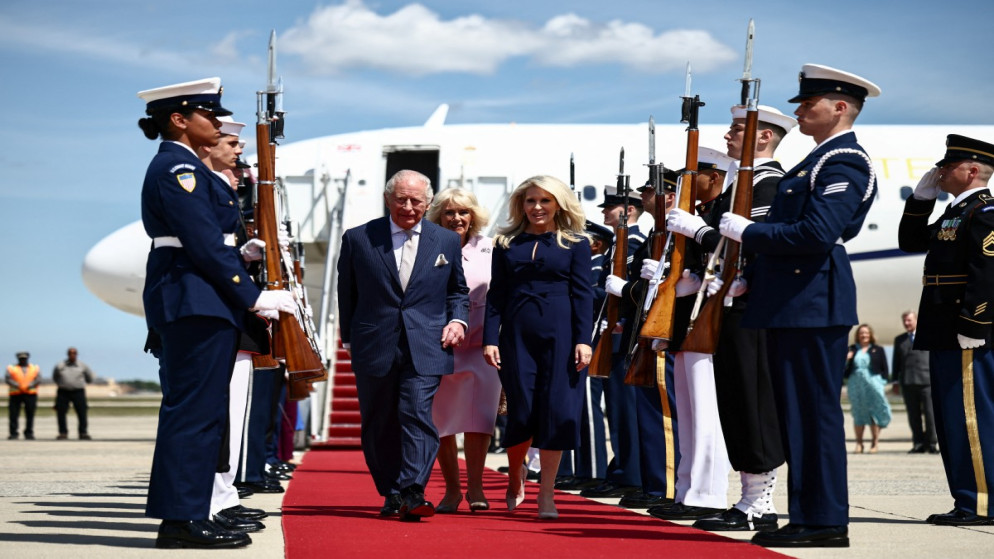 الملك تشارلز الثالث يصل إلى الولايات المتحدة في زيارة دولة