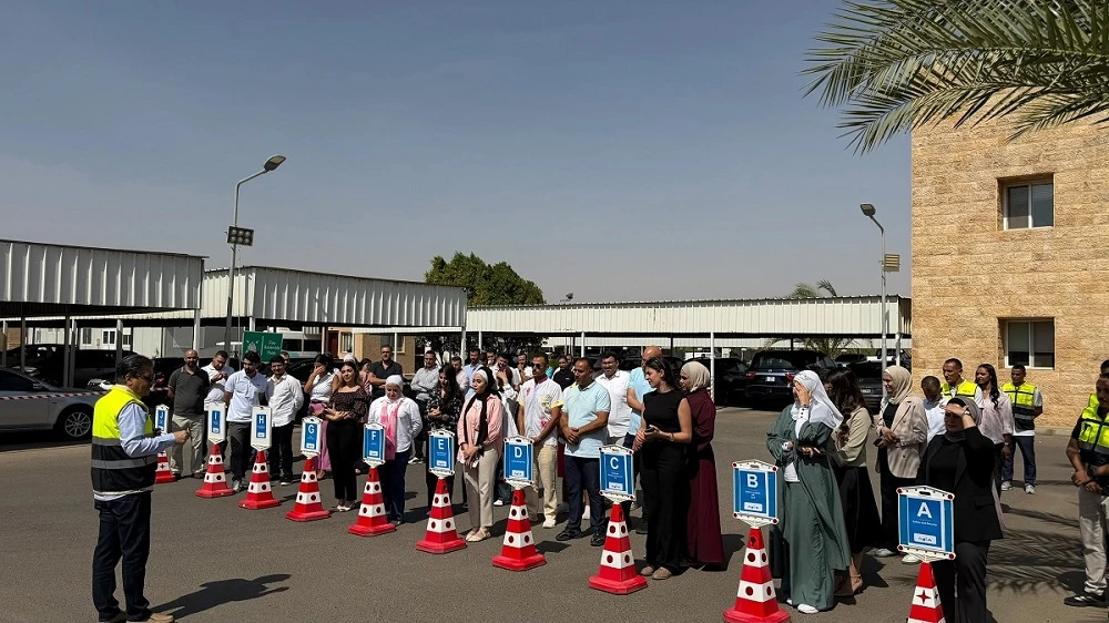 بالتعاون مع دفاع مدني العقبة ..  "واحة أيلة" تنفذ تمرين إخلاء وهميا لمحاكاة زلزال