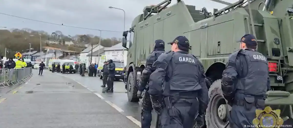 احتجاجات واسعة في ايرلندا