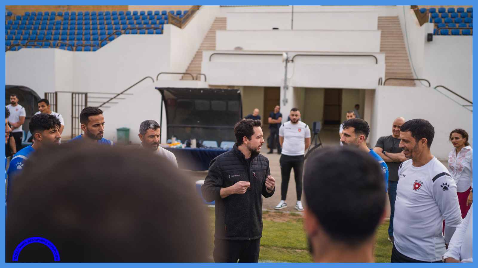  ولي العهد يتابع استعدادات منتخب النشامى ضمن تصفيات كأس العالم