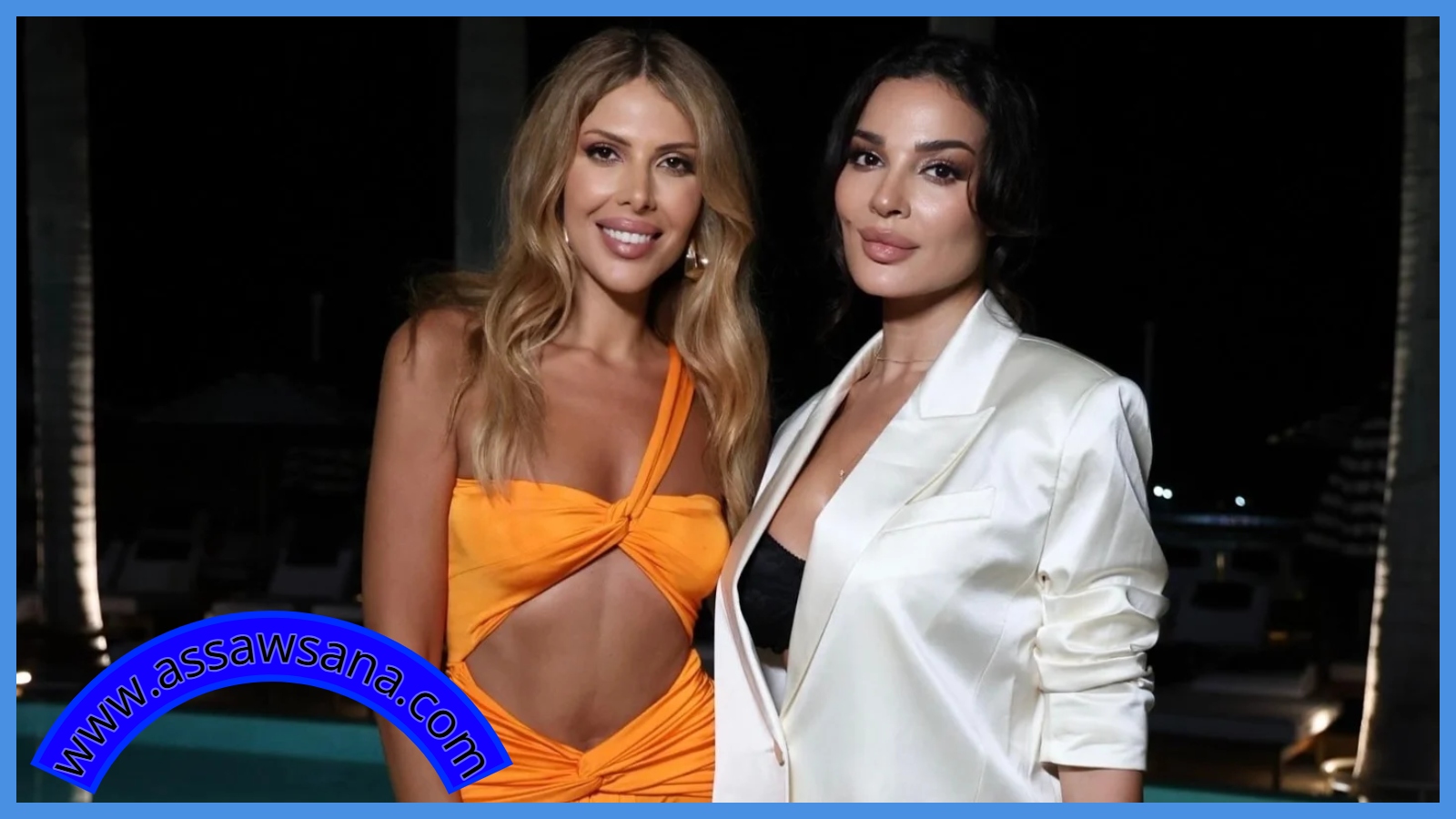 نادين نسيب نجيم تتألق بإطلالة أوف وايت من الساتان