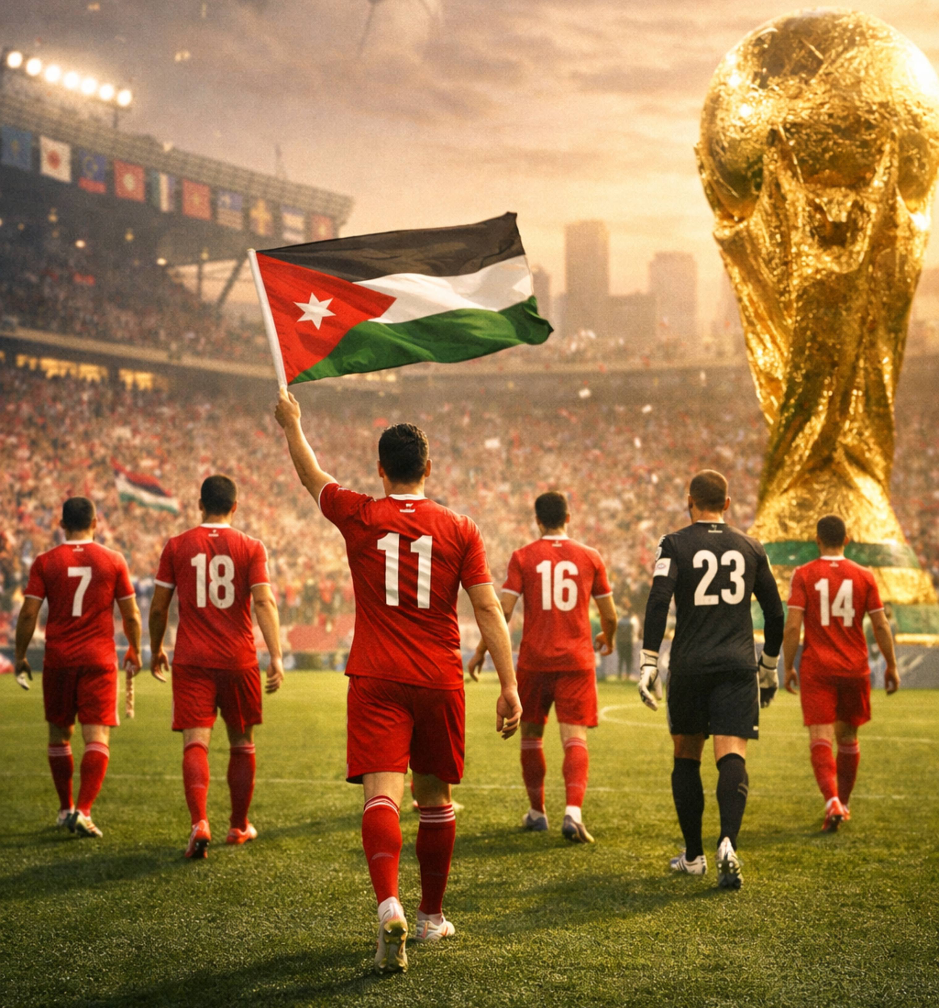 النشامى يكتبون التاريخ في مونديال 2026 رغم الخروج المبكر  ..  فيديو 