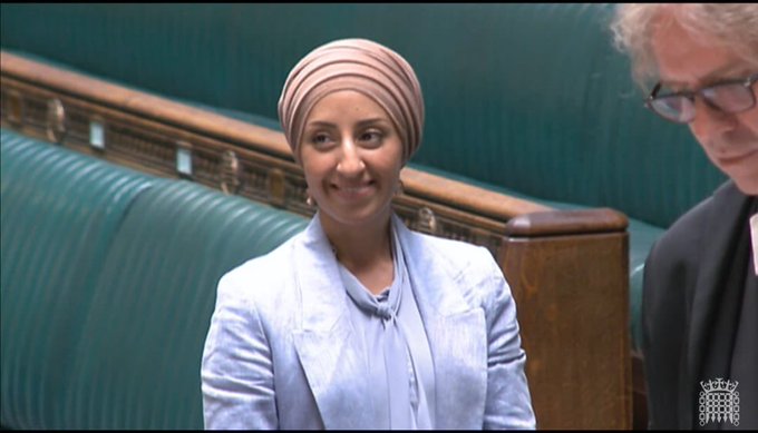أول سيدة من أصل يمني تدخل برلمان بريطانيا تتعهد بالدفاع عن غزة