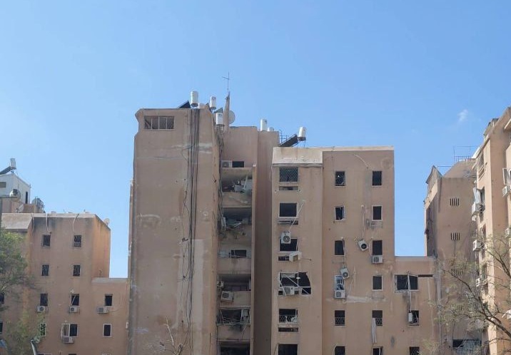 ارتفاع عدد المصابين إثر سقوط صاروخ إيراني ببئر السبع