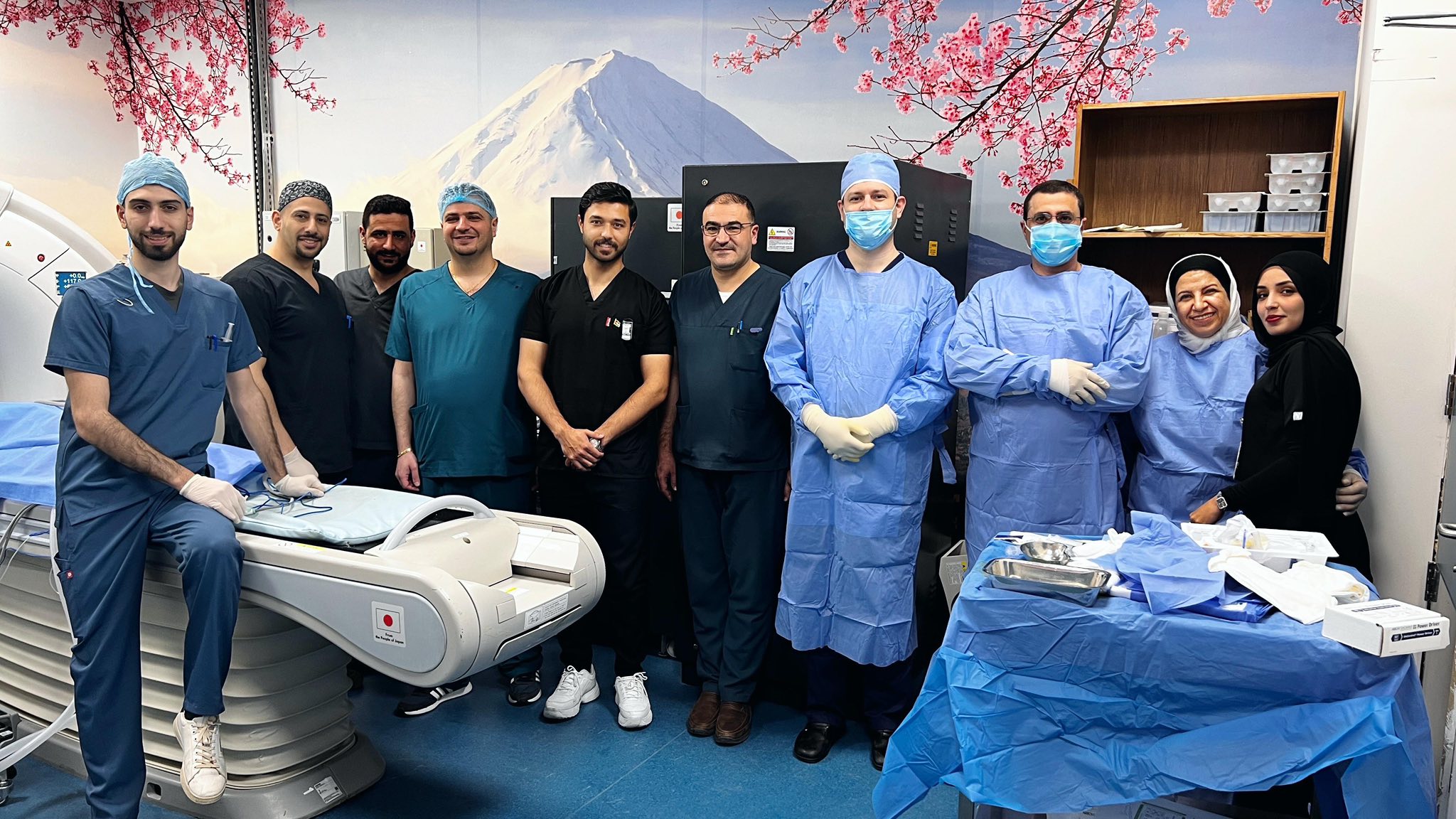 اربد  ..  استئصال ورم عظمي دقيق بتقنية الكي الحراري 