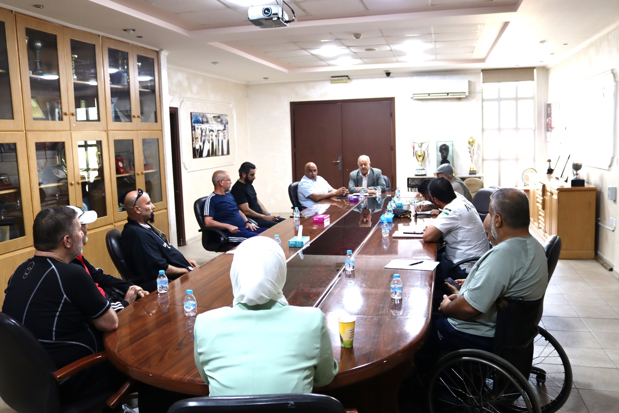 اللجنة البارالمبية الأردنية تجتمع بمدربيها