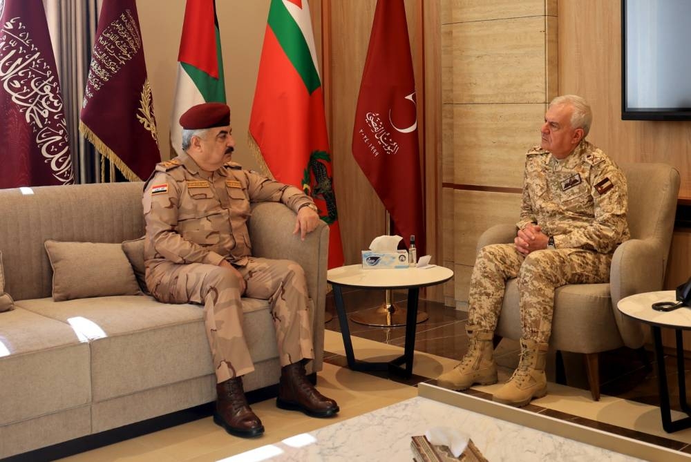 الحنيطي يستقبل معاون رئيس أركان الجيش العراقي