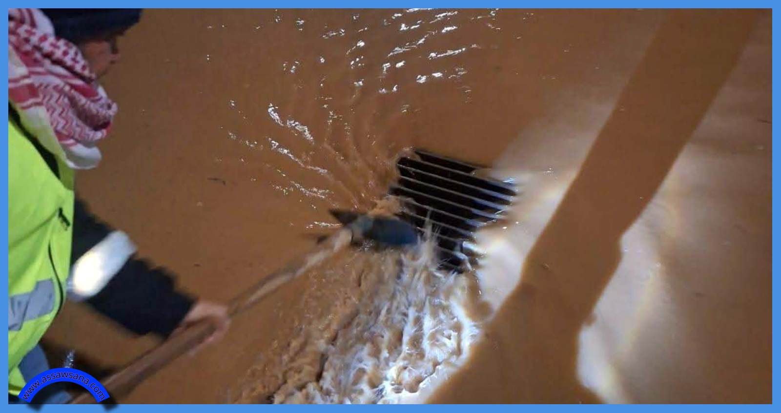 التعامل مع 40 ملاحظة خلال المنخفض الجوي بمادبا