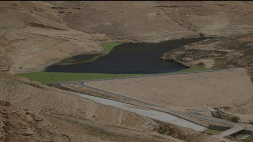 بدء فيضان سد زرقاء ماعين