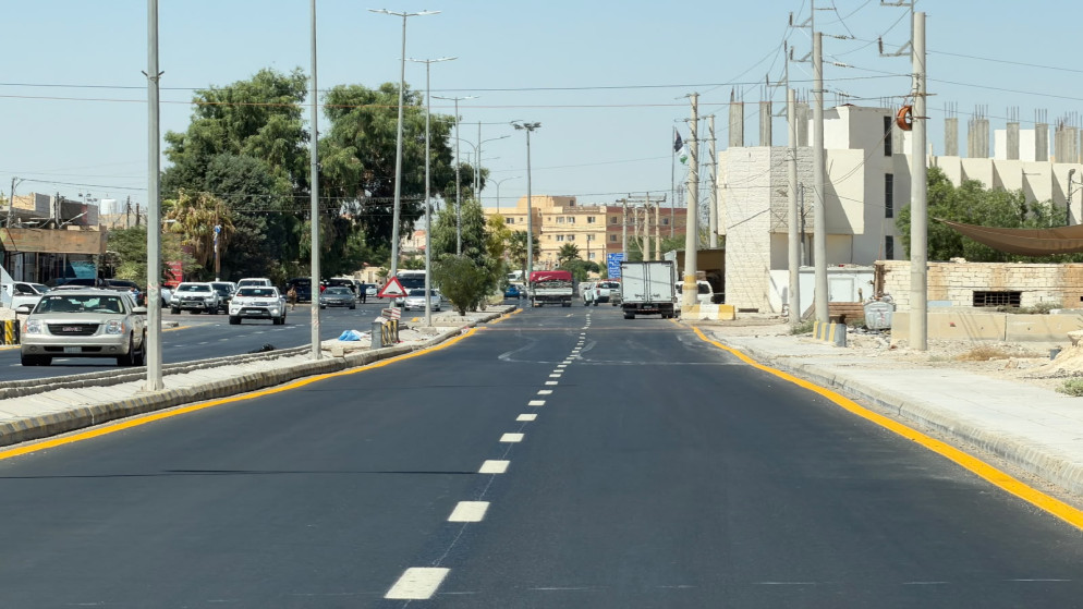 إنهاء أعمال تأهيل الطريق التنموي في معان