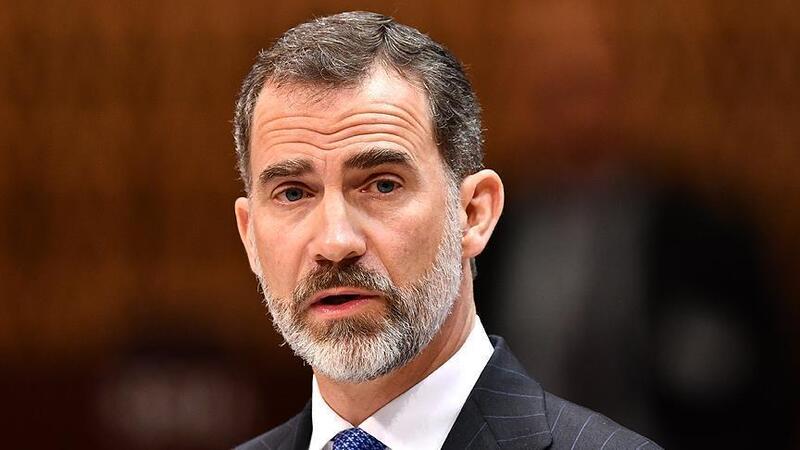 الملك الإسباني يعلن تضامن بلاده مع غزة 