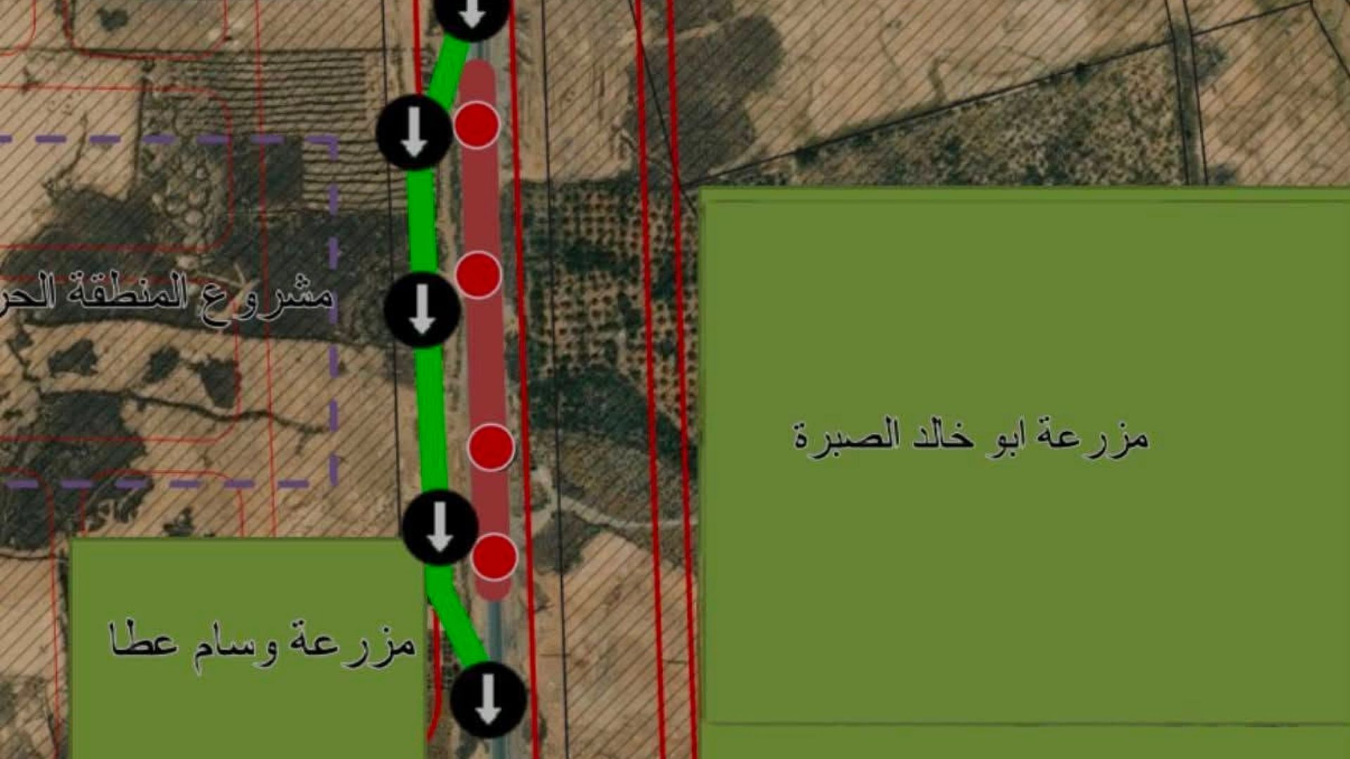 إغلاق شارع بغداد في الأزرق لتنفيذ أعمال إنشائية