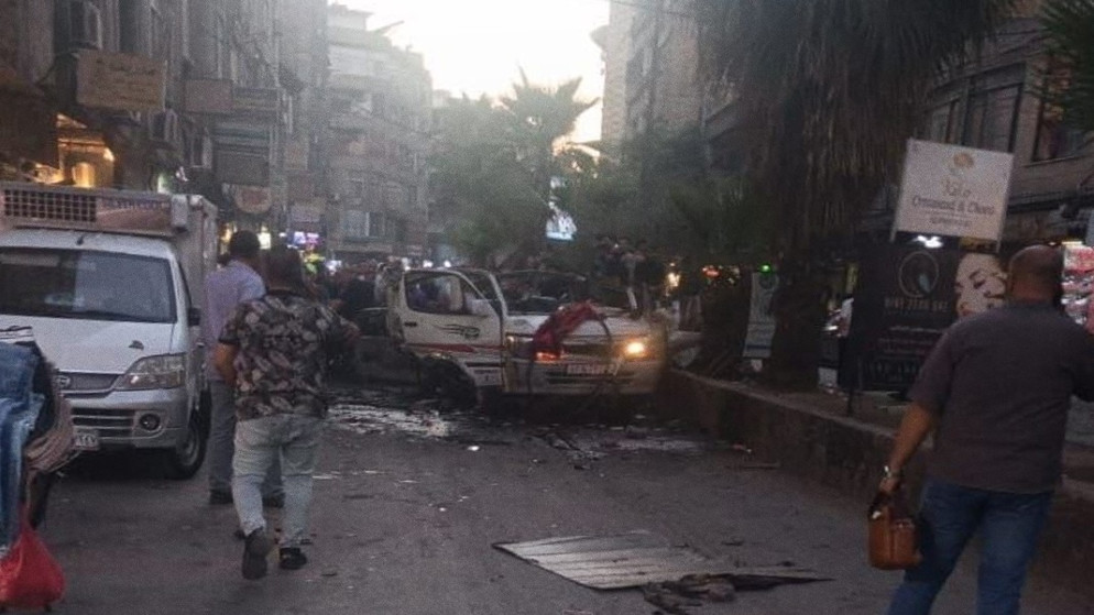 قتلى ومصابون بانفجار عبوة ناسفة داخل حافلة ركاب في جرمانا بريف دمشق