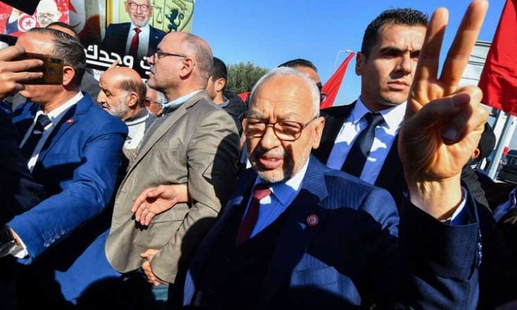 سجن راشد الغنوشي 22 عاماً