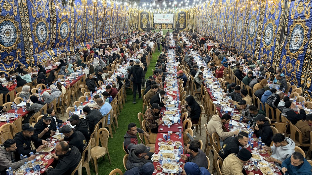 الخيرية الهاشمية والحملة الأردنية تنظمان أكبر إفطار في غزة