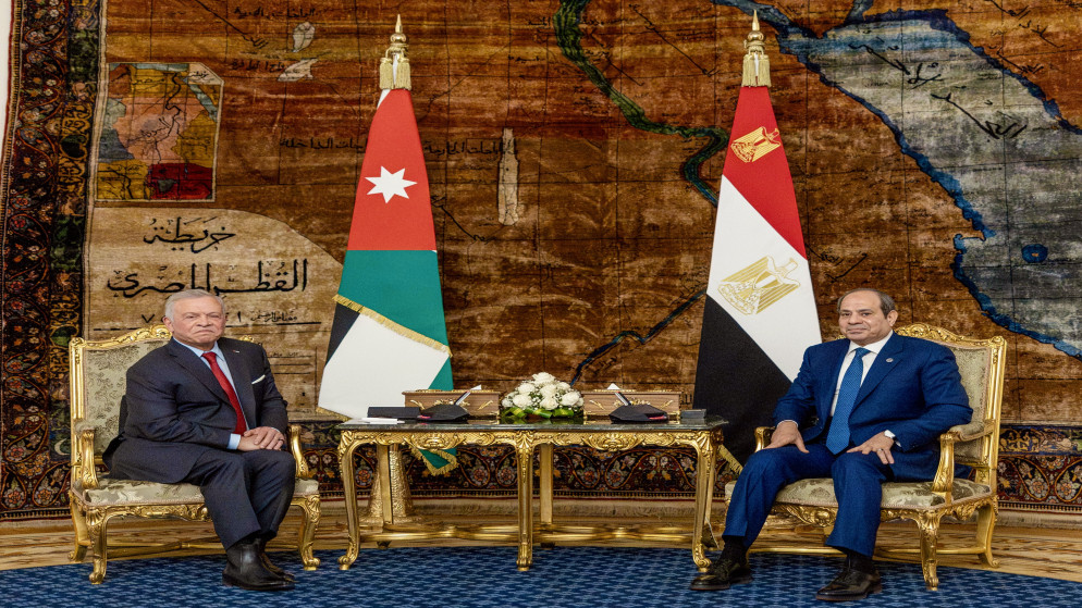 الملك خلال لقائه السيسي يحذّر من عواقب استمرار الاعتداءات على المقدسات في القدس