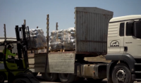 الأردن يسيّر 35 شاحنة مساعدات إلى غزة