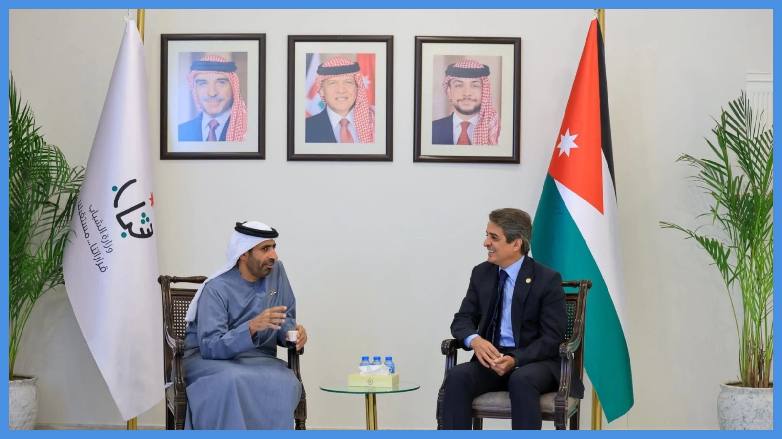 وزير الشباب والسفير الإماراتي يبحثان تعزيز التعاون