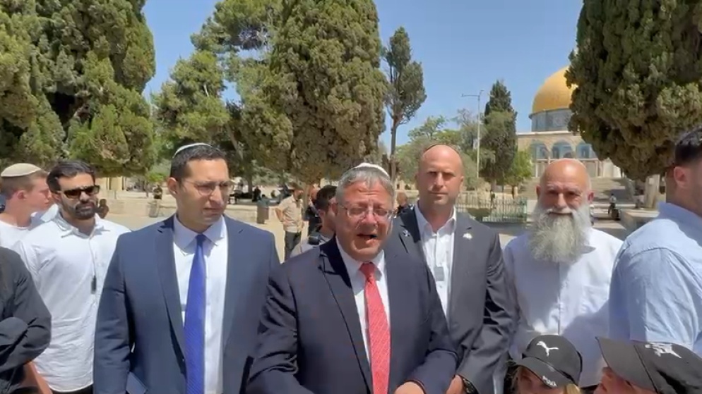 للمرة الثانية خلال أسبوعبن.. غفير يقود اقتحام المستوطنين للمسجد الأقصى