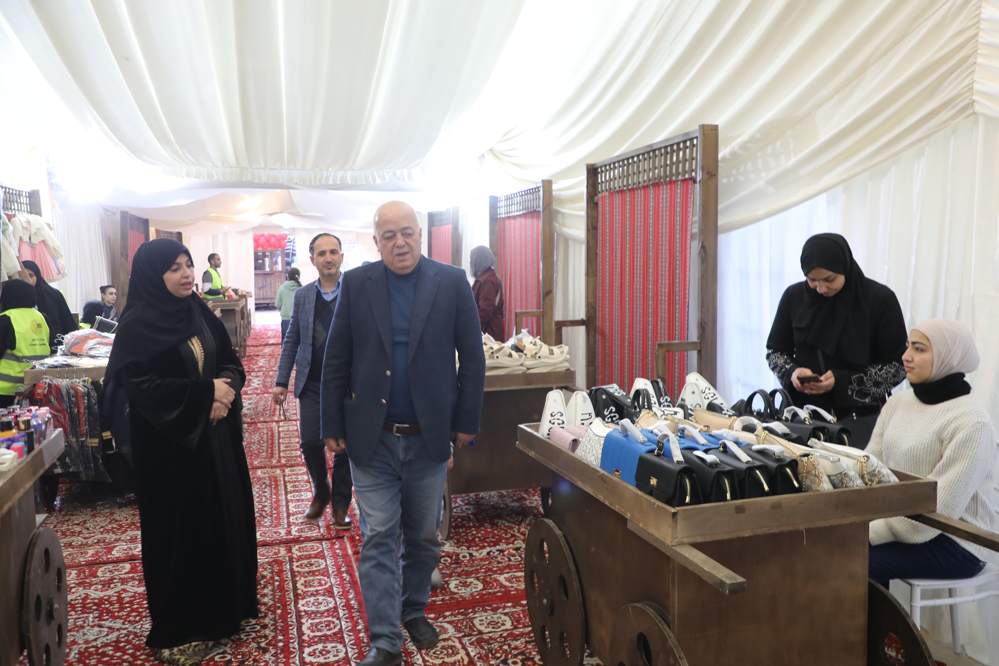 افتتاح بازار بيت النابلسي في إربد