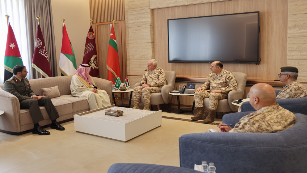 اللواء الحنيطي يستقبل السفير السعودي