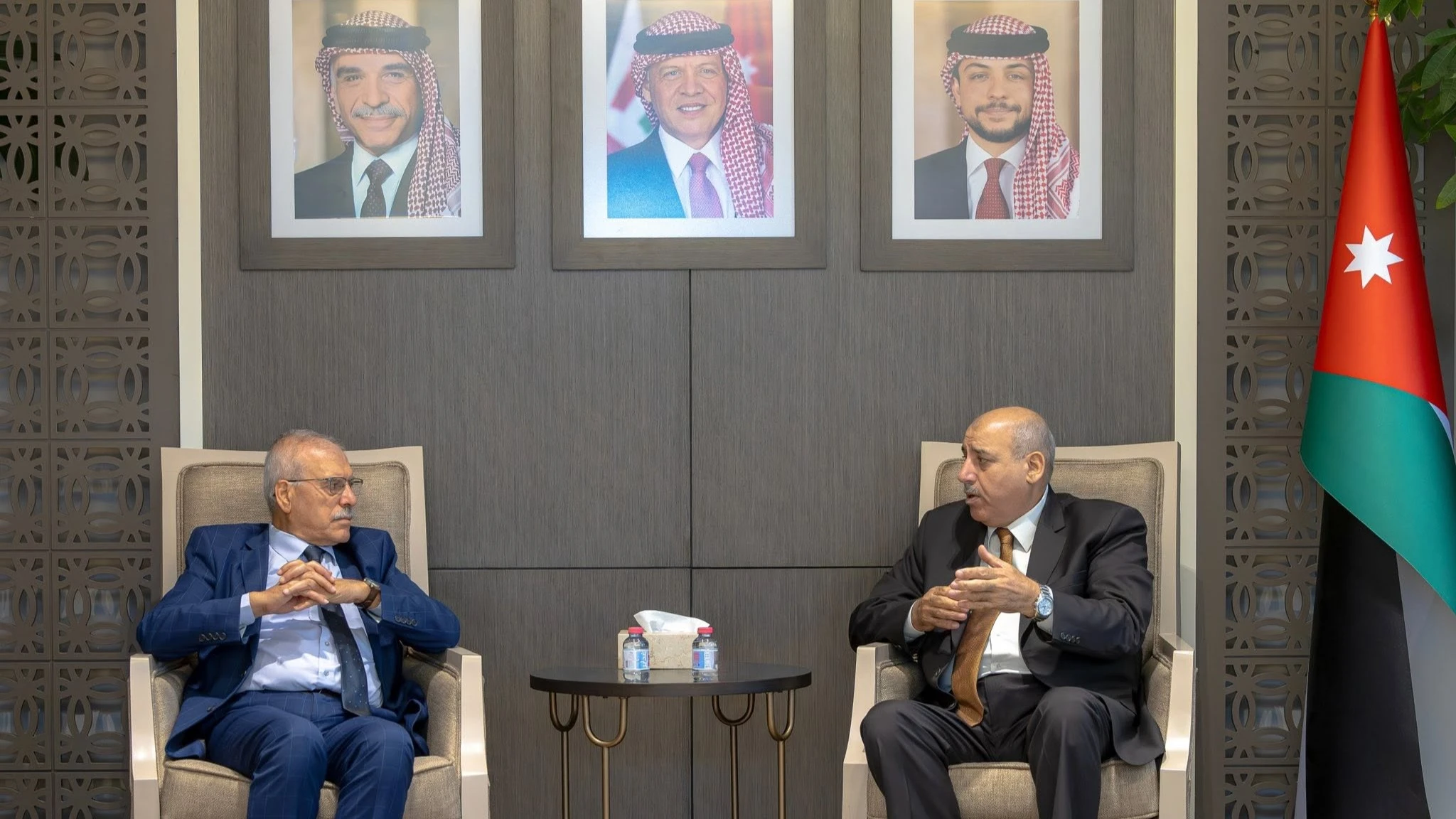 القاضي يلتقي الغول والوفد المرافق