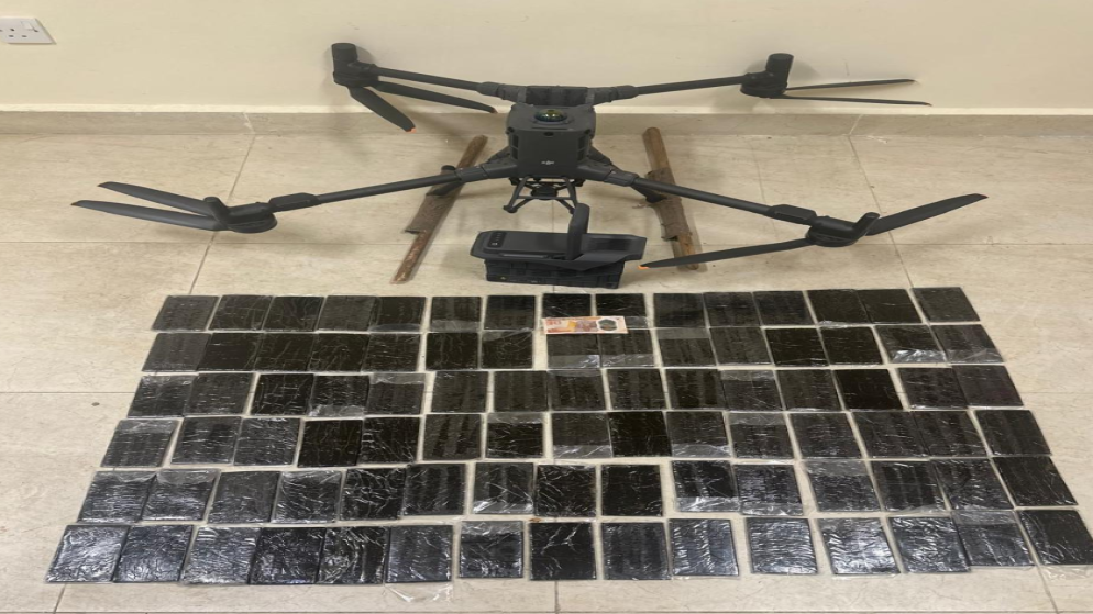 الجيش يحبط محاولتي تهريب مخدرات بواسطة مسيّرتين